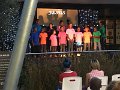 Christmas singing at the mall
